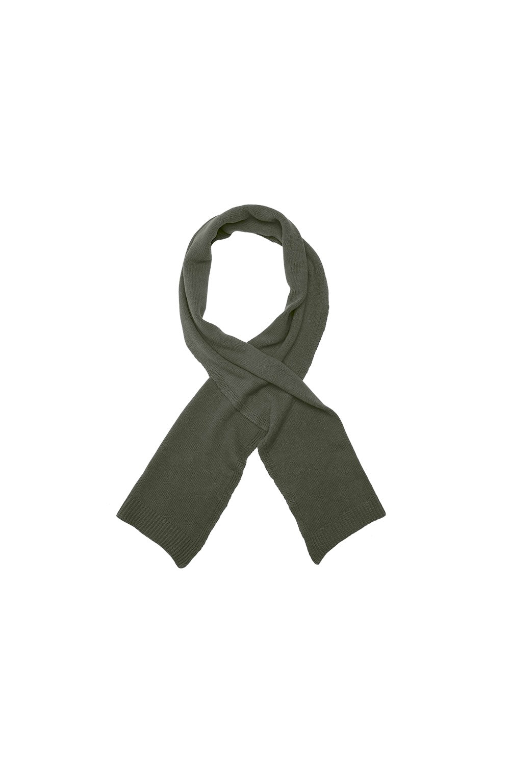 Hemp Wool Scarf | Jungmaven Hemp Clothing & Accessories / Color: Olive Green