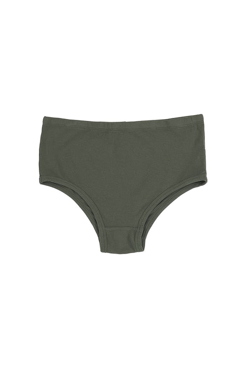 High Waist Brief | Jungmaven Hemp Clothing & Accessories / Color: Olive Green