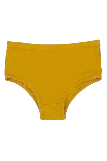 High Waist Brief | Jungmaven Hemp Clothing & Accessories / Color: Spicy Mustard