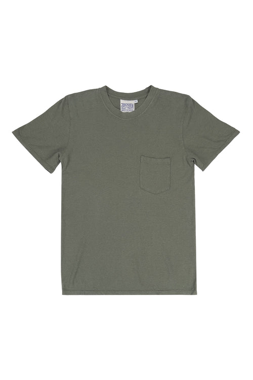 Jung Pocket Tee | Jungmaven Hemp Clothing & Accessories / Color: Olive Green