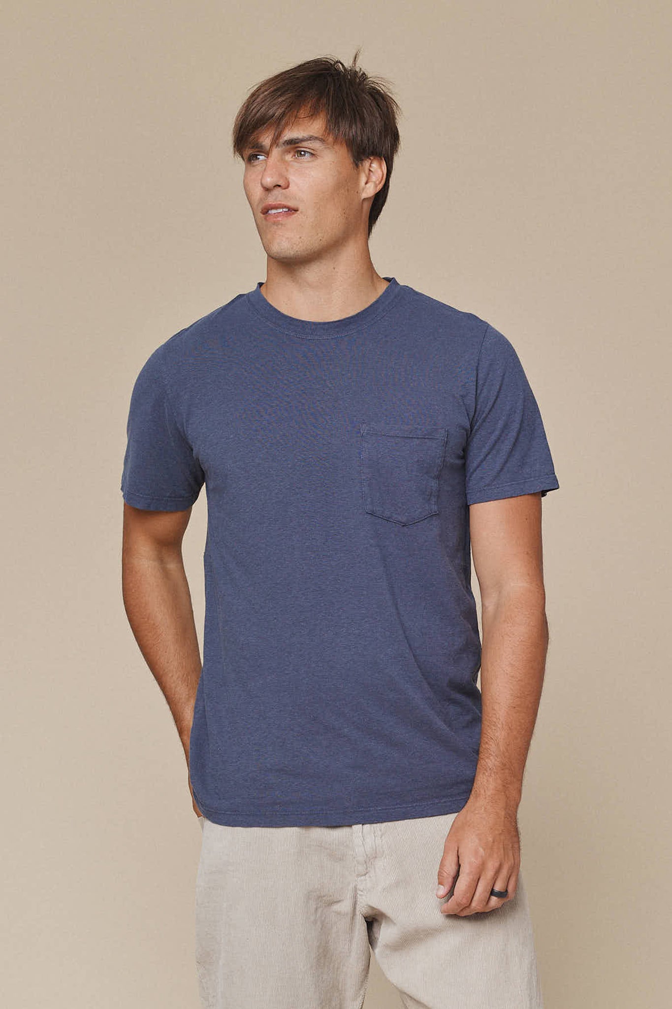 Jung Pocket Tee | Jungmaven Hemp Clothing & Accessories / model_desc: Travis is 6’1” wearing Large