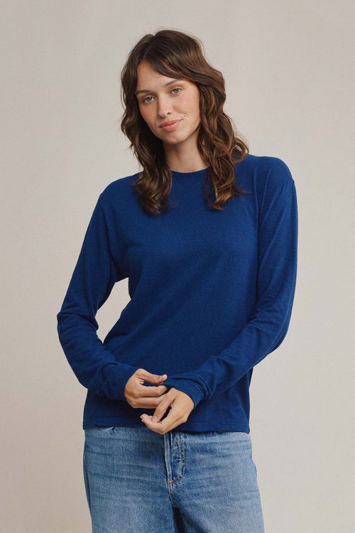 Jung Long Sleeve Tee | Jungmaven Hemp Clothing & Accessories / model_desc: Tatchi is 5’9” wearing S
