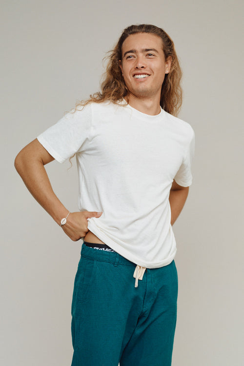 Jung Tee | Jungmaven Hemp Clothing & Accessories / model_desc: Conrad is 6’1” wearing M