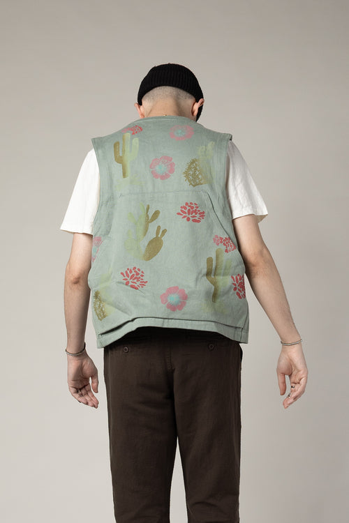 Desert Floral Falcon Vest | Jungmaven Hemp Clothing & Accessories / Color: