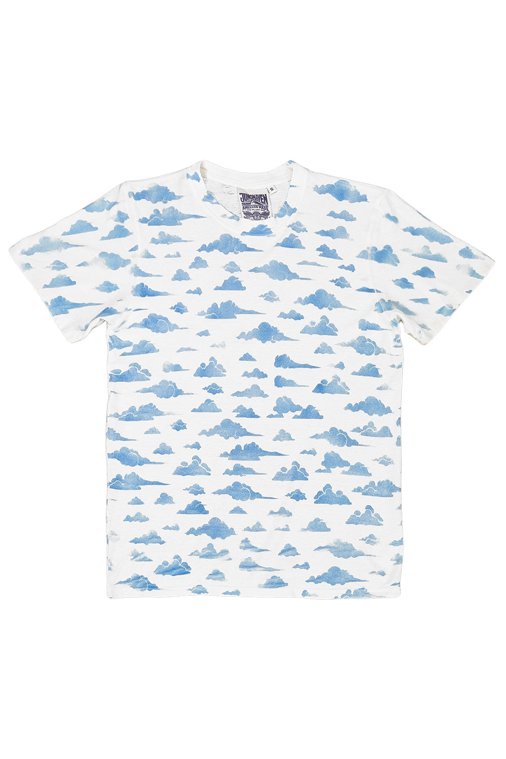 Clouds Jung Tee | Jungmaven Hemp Clothing & Accessories / Color: Washed White
