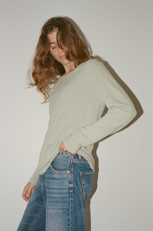 Encanto Long Sleeve Tee | Jungmaven Hemp Clothing & Accessories / Color: