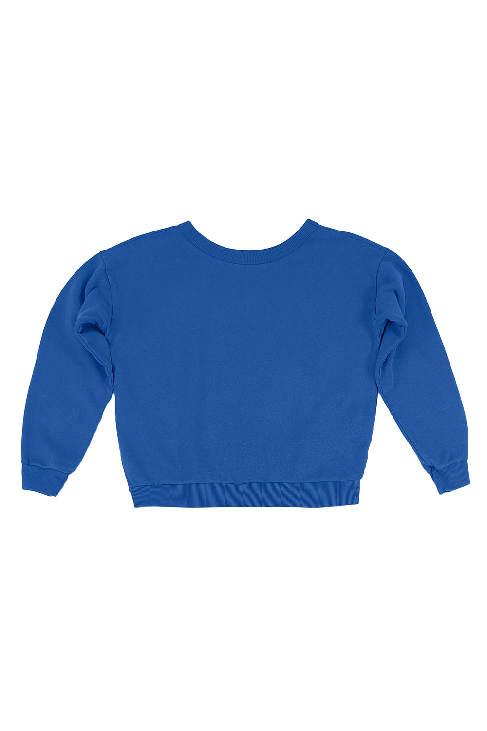 Laguna Cropped Sweatshirt | Jungmaven Hemp Clothing & Accessories / Color: Galaxy Blue