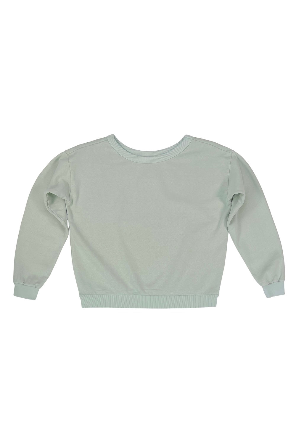Laguna Cropped Sweatshirt | Jungmaven Hemp Clothing & Accessories / Color: Seafoam Green
