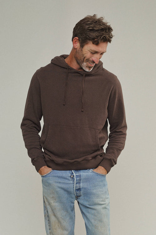 Montauk Hooded Sweatshirt | Jungmaven Hemp Clothing & Accessories / model_desc: Bryan is 6’1” wearing Medium