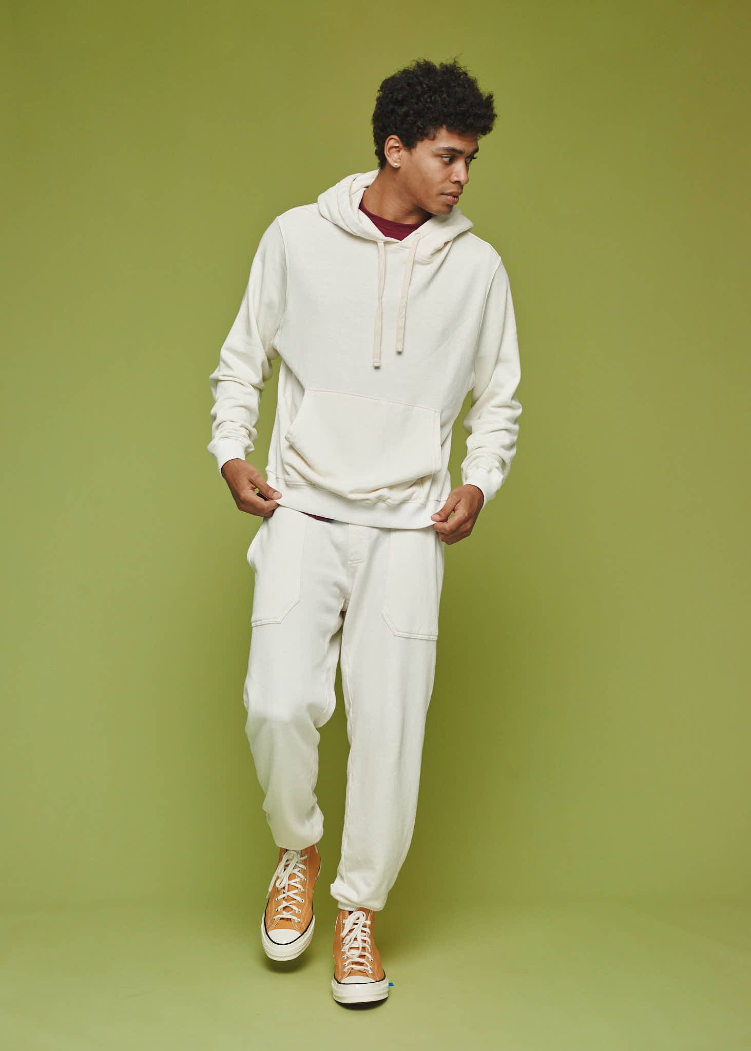 Rockaway Sweatpant | Jungmaven Hemp Clothing & Accessories / model_desc: Isaiah is 6’1” wearing Large