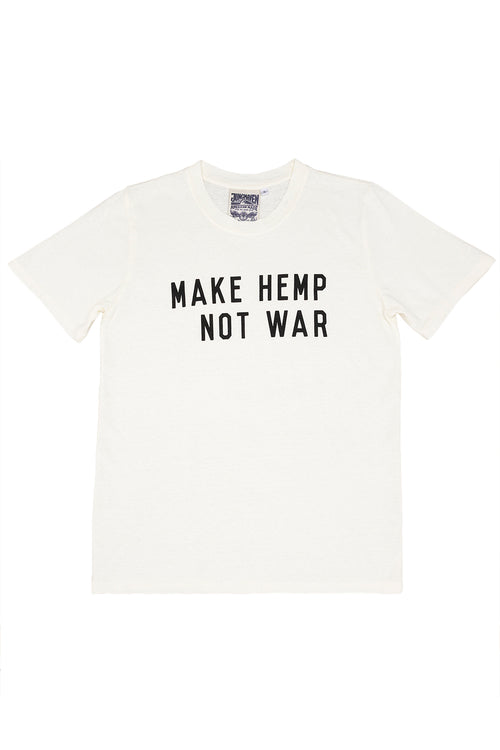 Make Hemp Not War Jung Tee | Jungmaven Hemp Clothing & Accessories / Color: Washed White