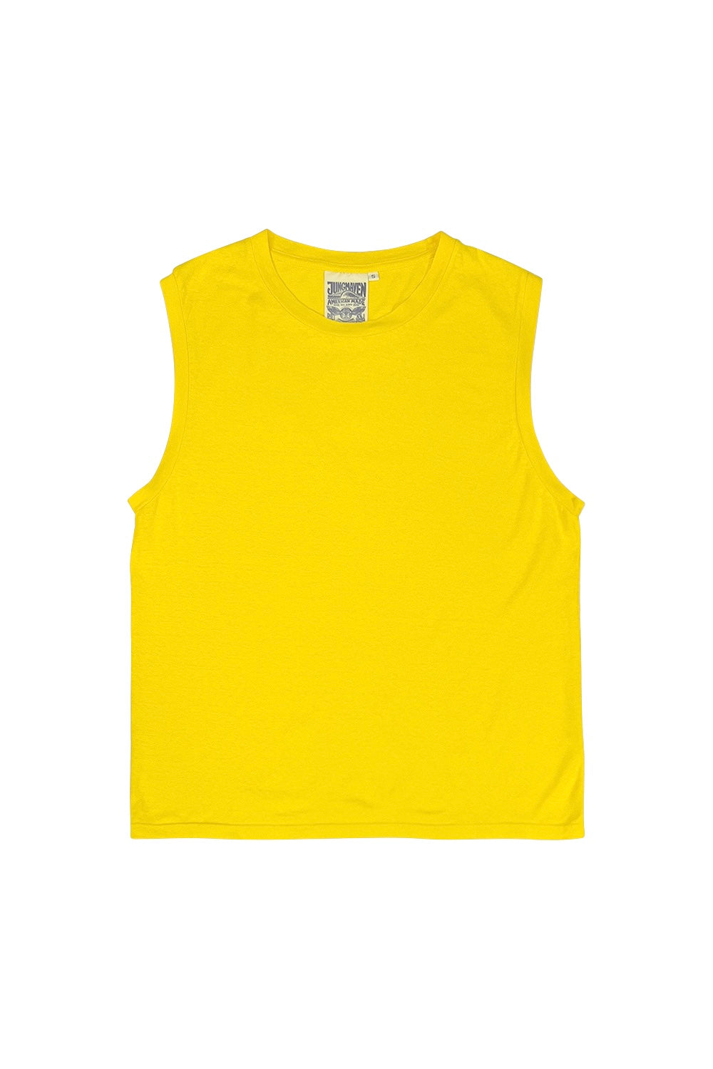 Malibu Muscle Tee | Jungmaven Hemp Clothing & Accessories / Color: Sunshine Yellow