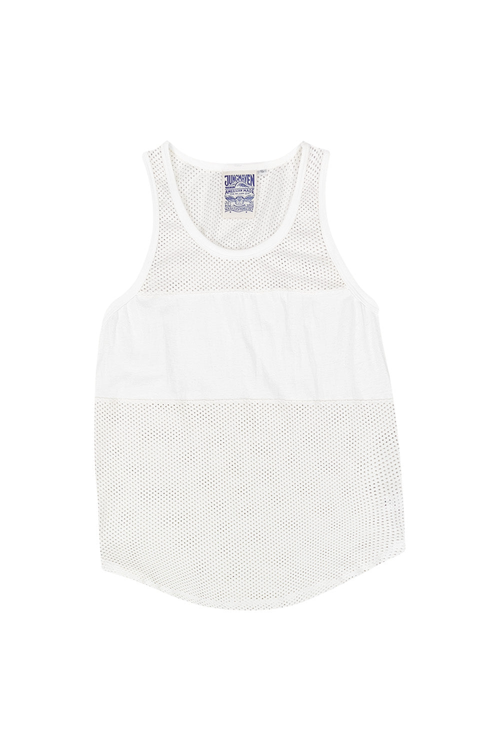 Marathon Mesh Tank | Jungmaven Hemp Clothing & Accessories / Color: Washed White