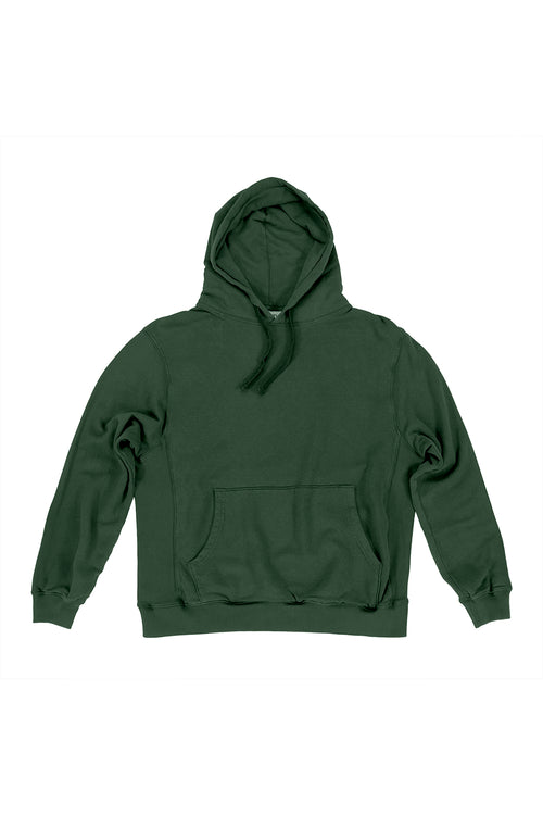 Montauk Hooded Sweatshirt - Sale Colors | Jungmaven Hemp Clothing & Accessories / Color: Hunter Green