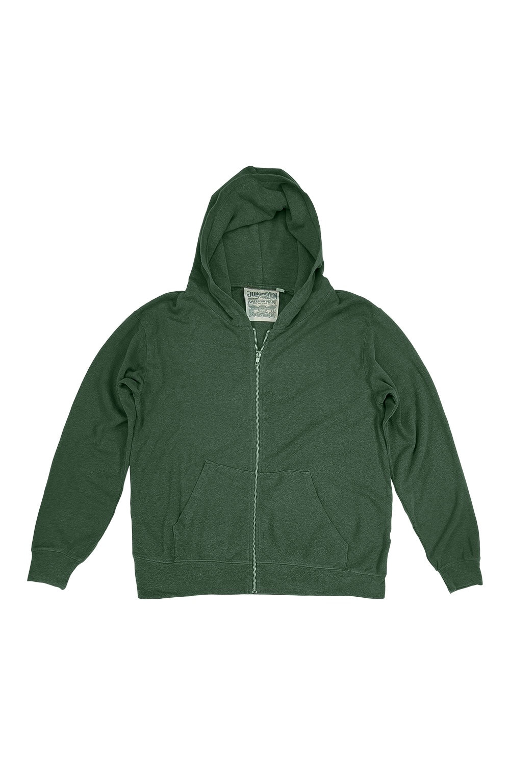 Newport Sweatshirt | Jungmaven Hemp Clothing & Accessories / Color: Hunter Green
