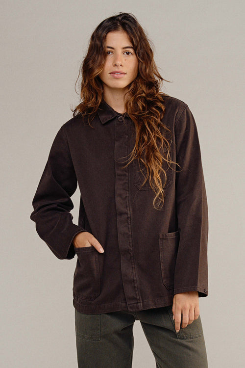 Olympic Jacket | Jungmaven Hemp Clothing & Accessories / model_desc: Nadia is 5’7” wearing S