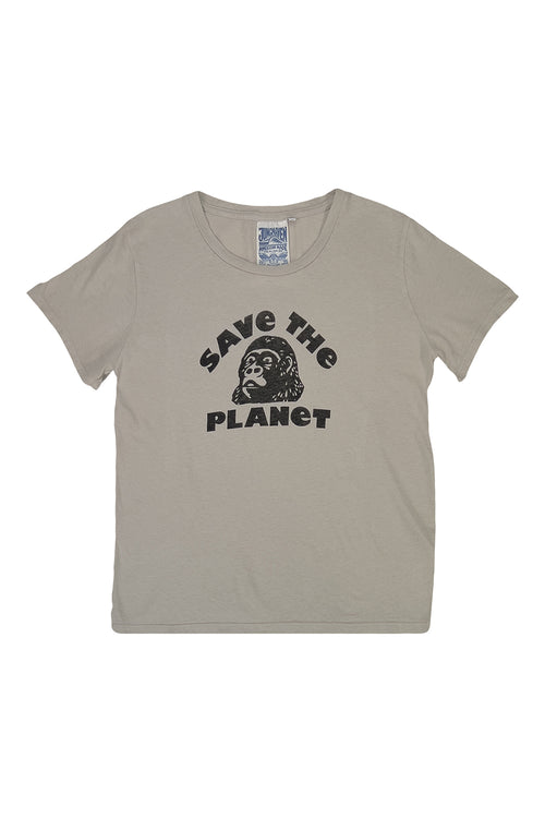 Save the Planet Ojai Tee | Jungmaven Hemp Clothing & Accessories / Color: Canvas