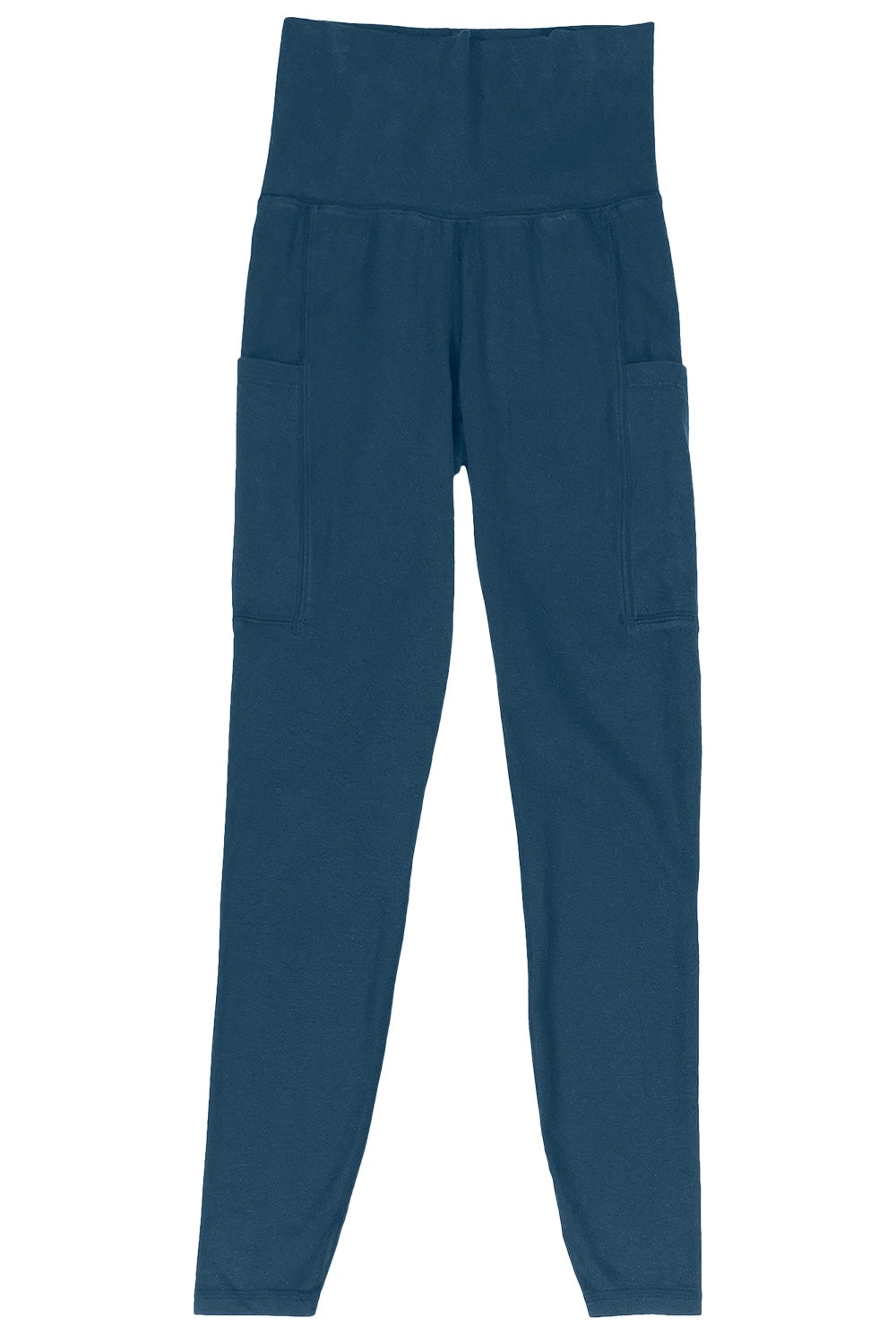 Orosi Pocket Leggings - Mid Rise | Jungmaven Hemp Clothing & Accessories / Color: Navy