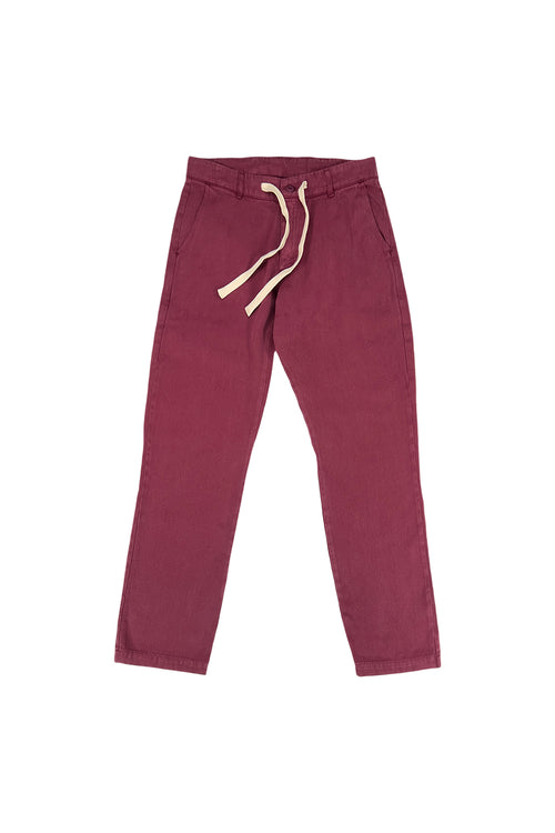 Pacific Coast Pant - Sale Colors | Jungmaven Hemp Clothing & Accessories / Color: Burgundy