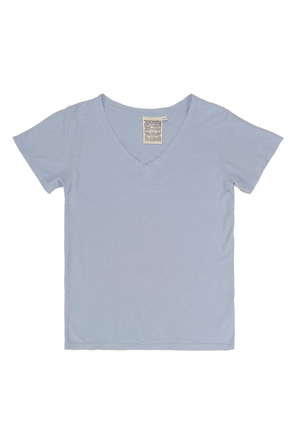 Paige V-neck - Sale Colors | Jungmaven Hemp Clothing & Accessories / Color: Coastal Blue