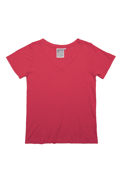 Paige V-neck | Jungmaven Hemp Clothing & Accessories / Color: Poppy Red