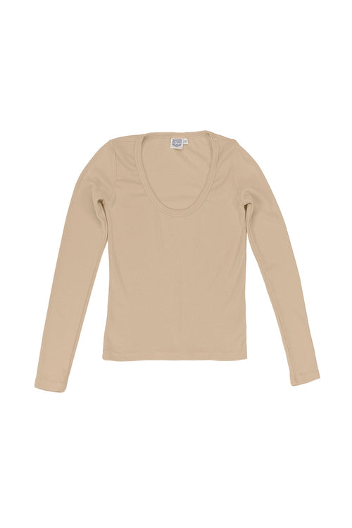 Paseo Long Sleeve Tee - Sale Colors | Jungmaven Hemp Clothing & Accessories / Color: Oat Milk