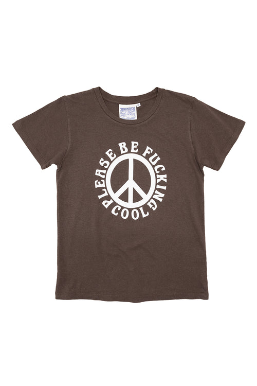 Please Be F#cking Cool Lorel Tee | Jungmaven Hemp Clothing & Accessories / Color: Coffee Bean