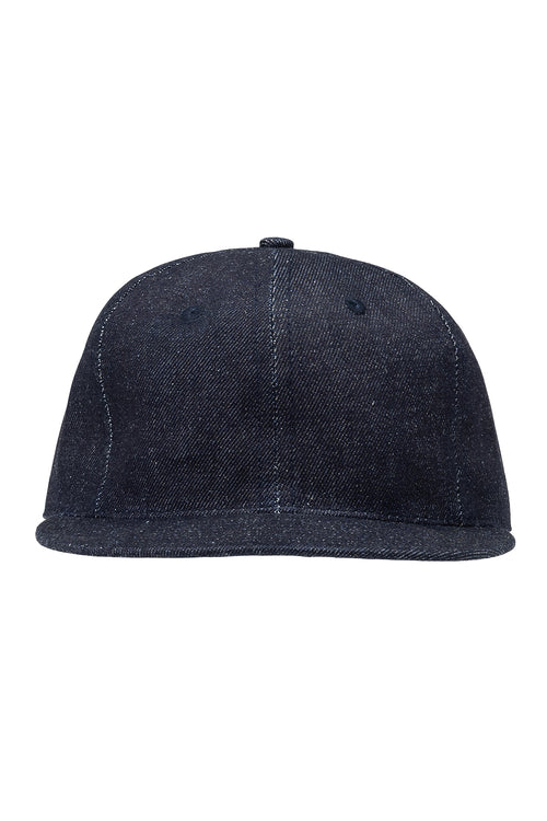 Ebby Cap | Jungmaven Hemp Clothing & Accessories / Color: Dark Denim w Lt. Gray