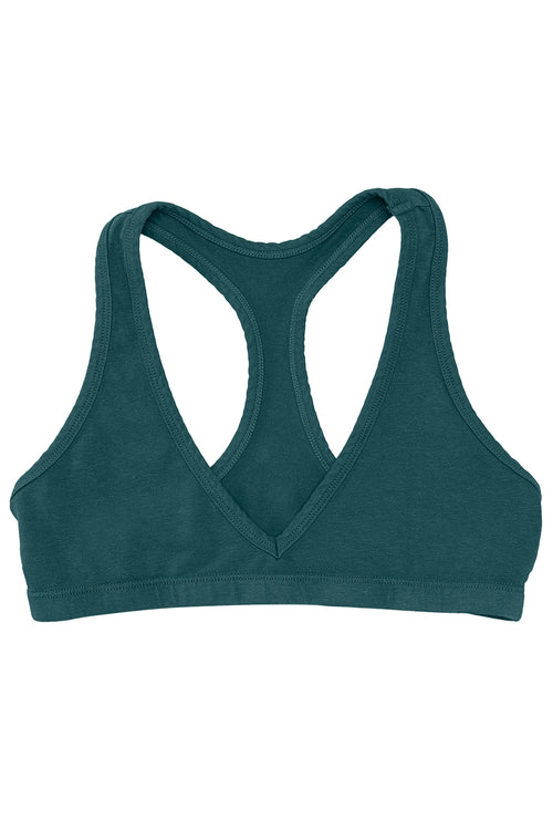 Racer Bra | Jungmaven Hemp Clothing & Accessories / Color: Deep Teal