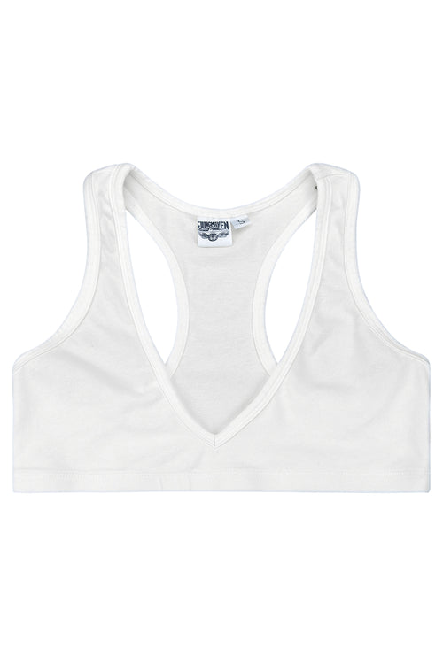 Racer Bra | Jungmaven Hemp Clothing & Accessories / Color: Washed White