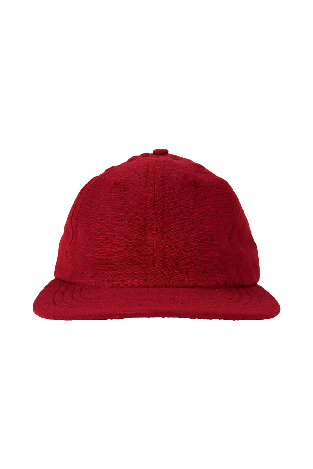 Chenga Ripstop Cap | Jungmaven Hemp Clothing & Accessories / Color: Cherry Red