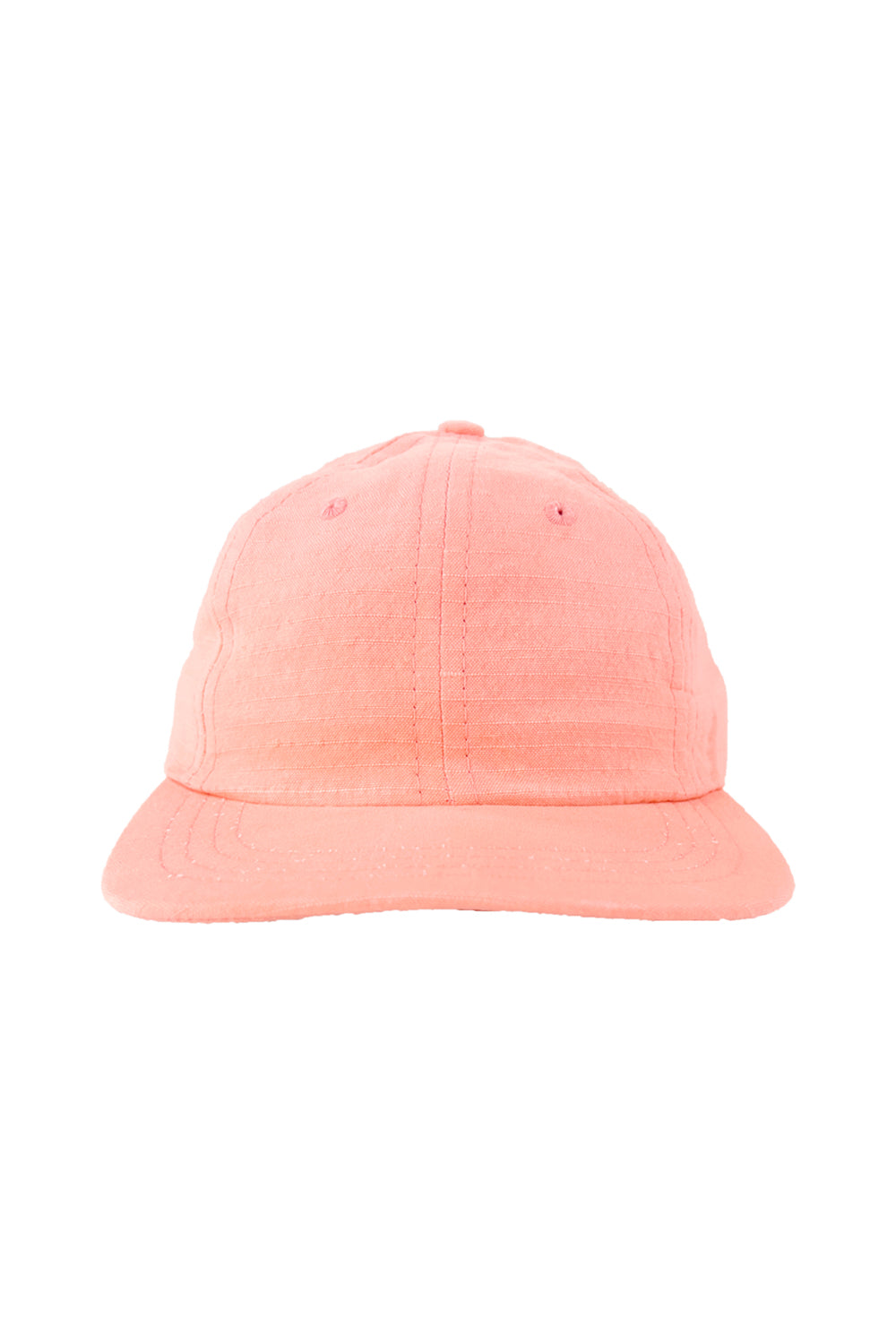 Chenga Ripstop Cap | Jungmaven Hemp Clothing & Accessories / Color: Pink Salmon