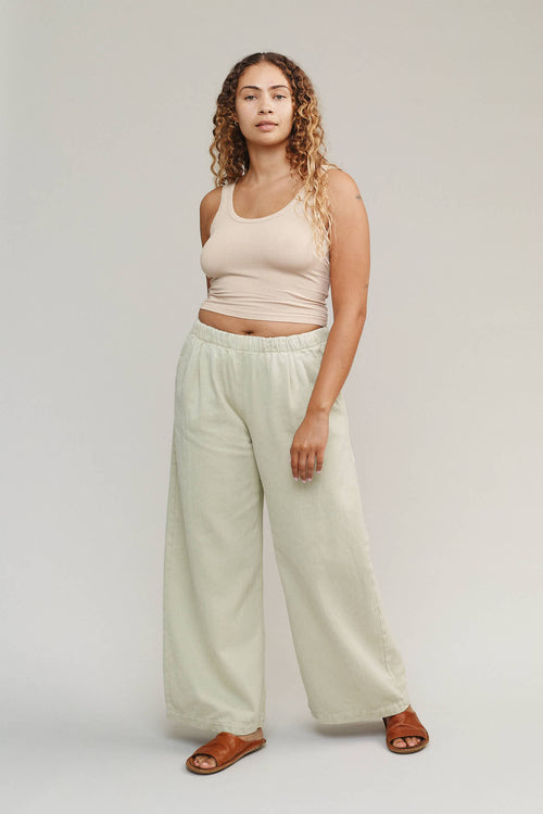 Disco Twill Pant | Jungmaven Hemp Clothing & Accessories / model_desc: Paige is 5’8” wearing S
