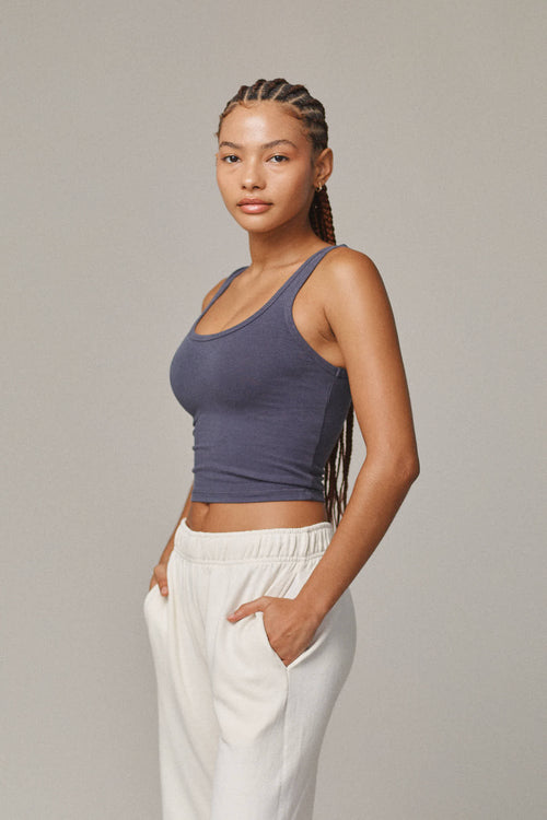 Sporty Tank | Jungmaven Hemp Clothing & Accessories / model_desc: Lana is 5’5” wearing Small