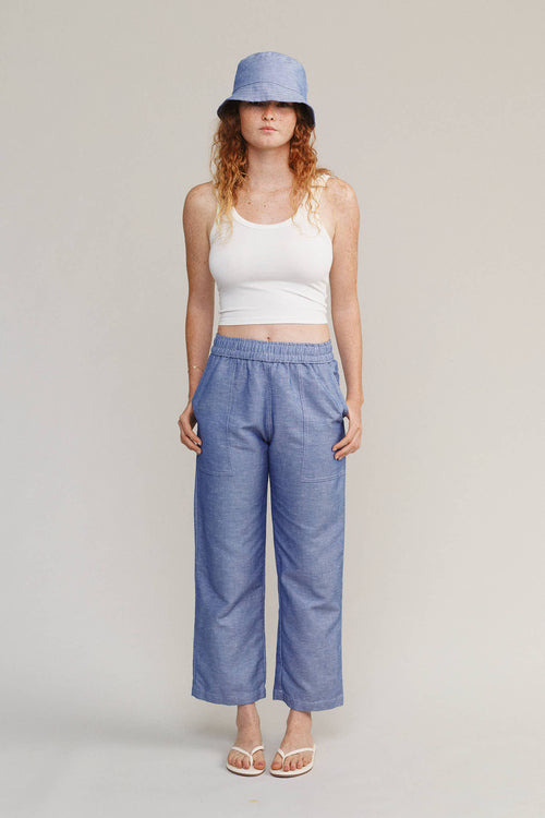 Seaside Pant | Jungmaven Hemp Clothing & Accessories / model_desc: Sydney is 5β8β wearing S