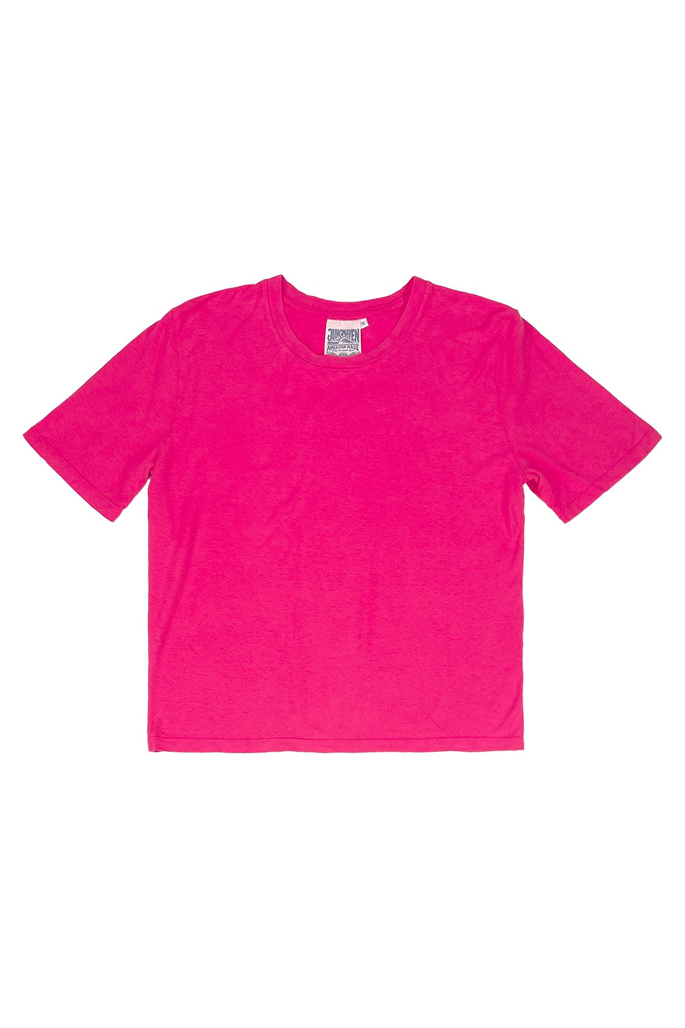 Silverlake Cropped Tee | Jungmaven Hemp Clothing & Accessories / Color: Pink Grapefruit