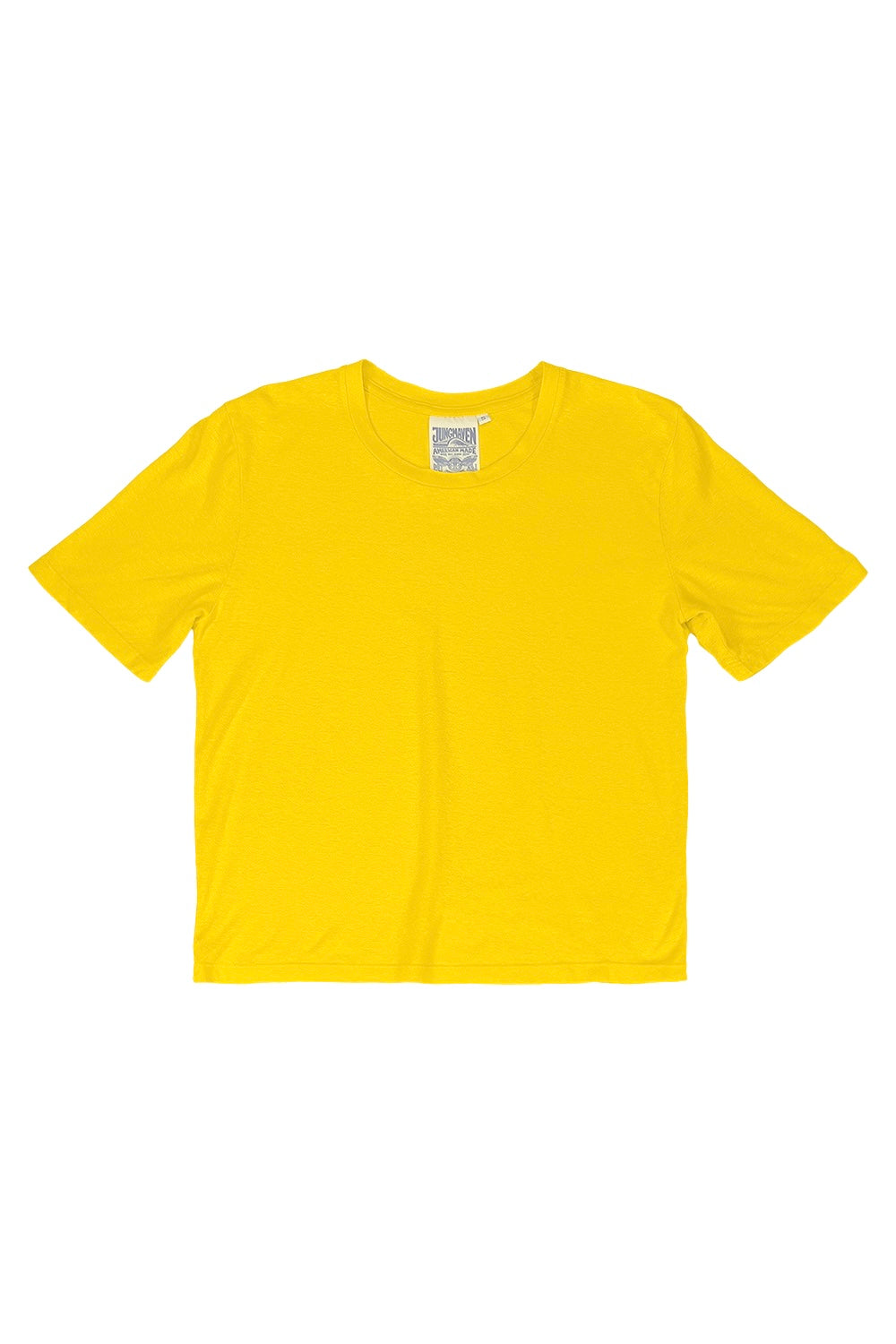 Silverlake Cropped Tee | Jungmaven Hemp Clothing & Accessories / Color: Sunshine Yellow