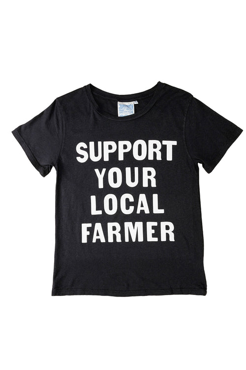 Support Your Local Farmer Ojai Tee | Jungmaven Hemp Clothing & Accessories / Color: Black