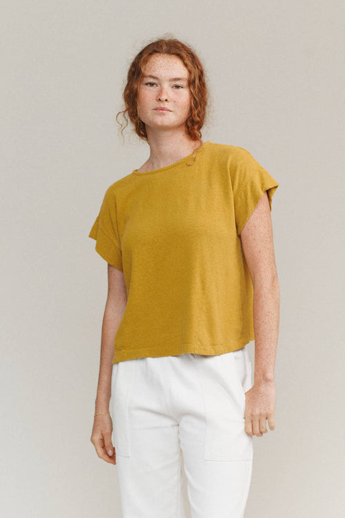 Taos Top | Jungmaven Hemp Clothing & Accessories / model_desc: Sydney is 5’8” wearing Small