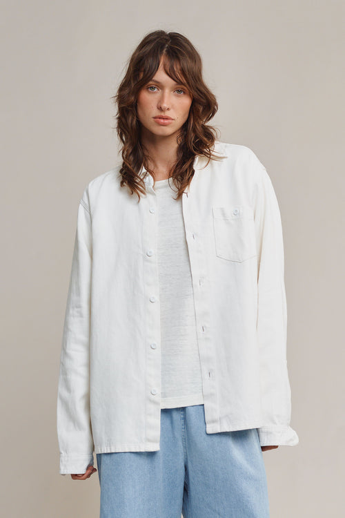 Topanga Shirt | Jungmaven Hemp Clothing & Accessories / model_desc: Tatchi is 5โ9โ wearing L