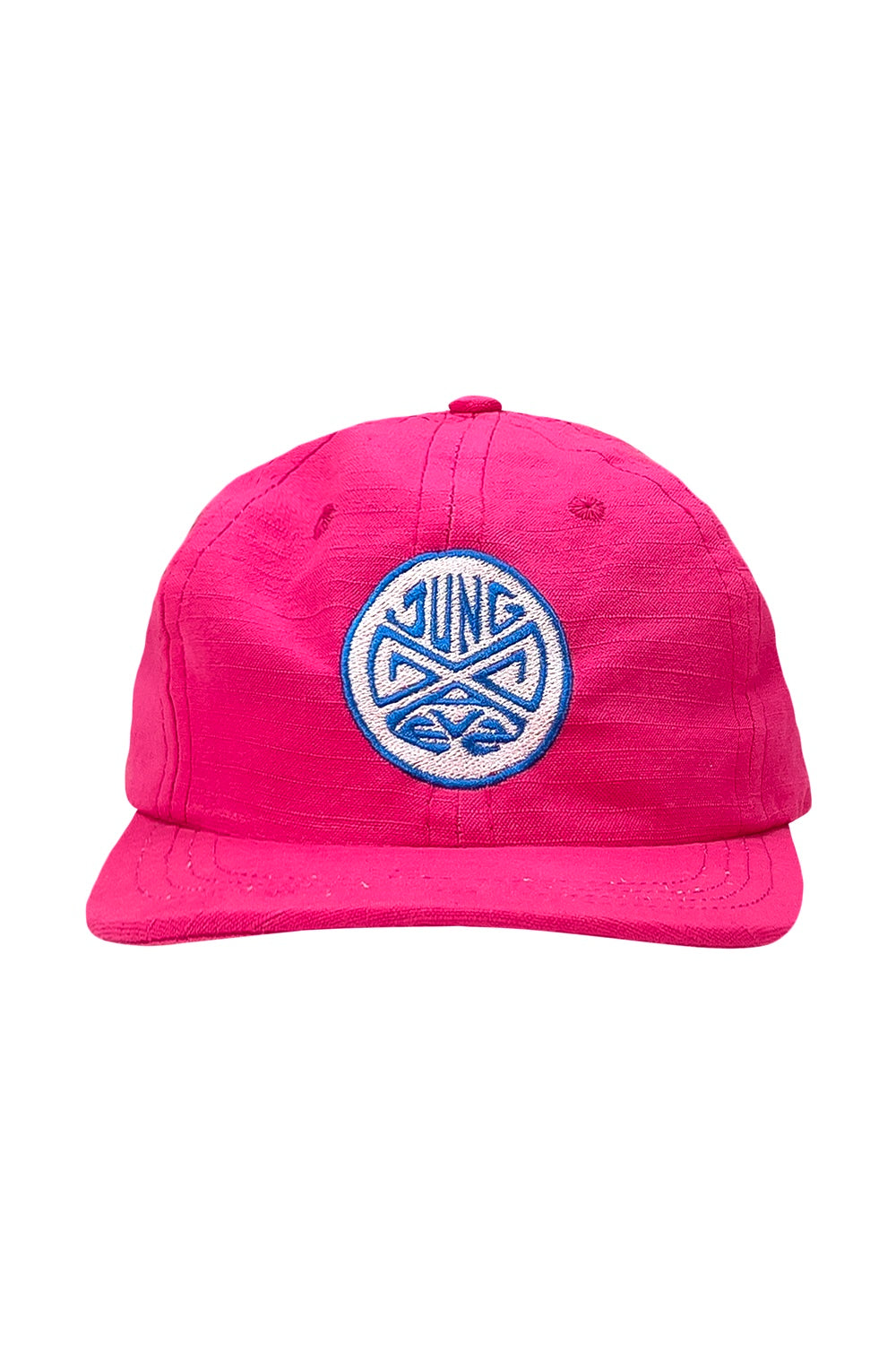 Third Eye Ripstop Cap | Jungmaven Hemp Clothing & Accessories / Color:  Pink Grapefruit