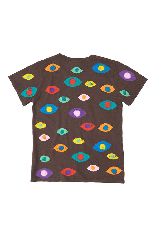 Wild Eyes Lorel Tee | Jungmaven Hemp Clothing & Accessories / model_desc: Back Coffee Bean
