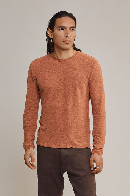 Yukon Long Sleeve Tee | Jungmaven Hemp Clothing & Accessories / model_desc: Fabian is 6’0” wearing M