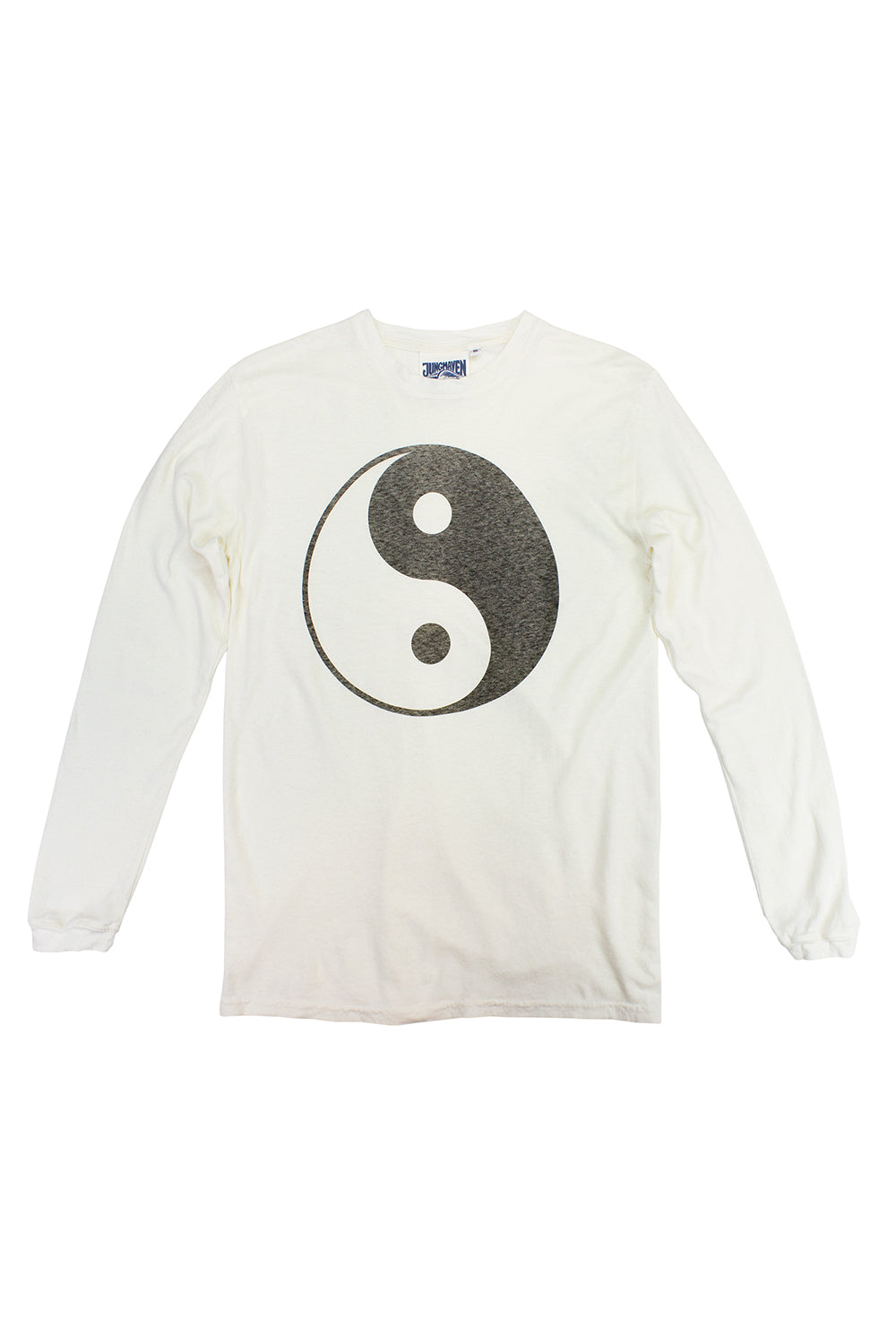 Yin Yang Jung Long Sleeve Tee | Jungmaven Hemp Clothing & Accessories / Color: Washed White