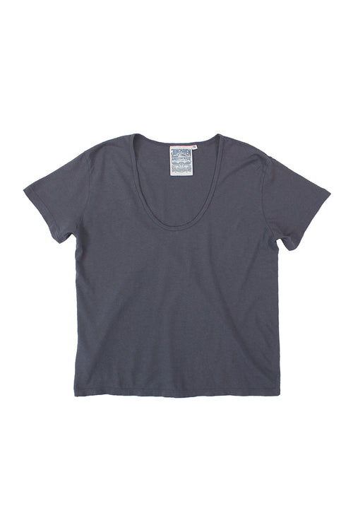 Zuma Scoop Neck Tee | Jungmaven Hemp Clothing & Accessories / Color: Diesel Gray
