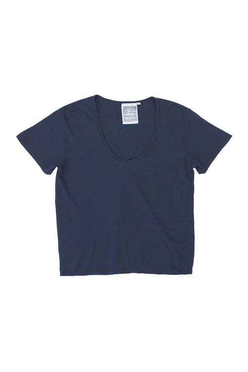Zuma Scoop Neck Tee | Jungmaven Hemp Clothing & Accessories / Color: Navy
