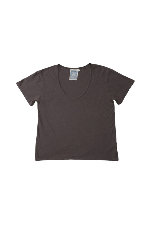 Zuma Scoop Neck Tee | Jungmaven Hemp Clothing & Accessories / Color: Coffee Bean