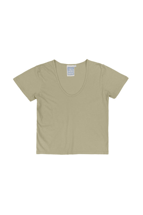 Zuma Scoop Neck Tee | Jungmaven Hemp Clothing & Accessories / Color: Desert Khaki