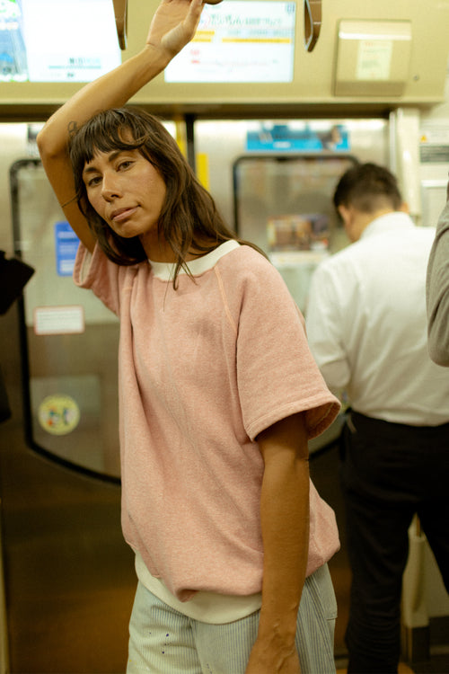 Heathered Magnuson Short Sleeve Raglan