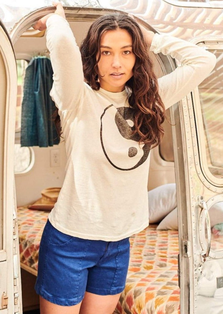 Yin Yang Jung Long Sleeve Tee | Jungmaven Hemp Clothing & Accessories / Color: